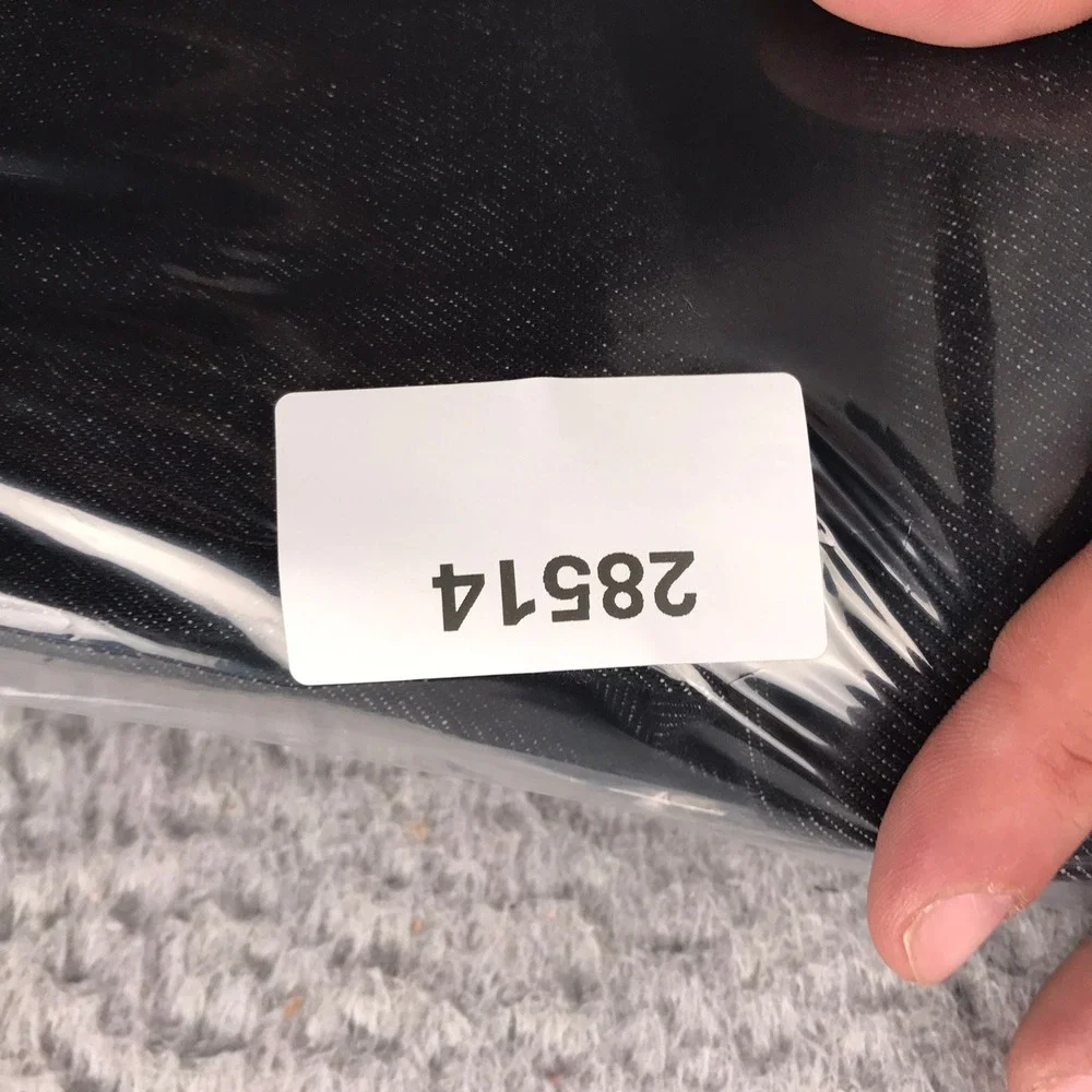 Levis 501 Original Selvedge Jeans Mens 36 (38x30) Black Premium Big E Denim